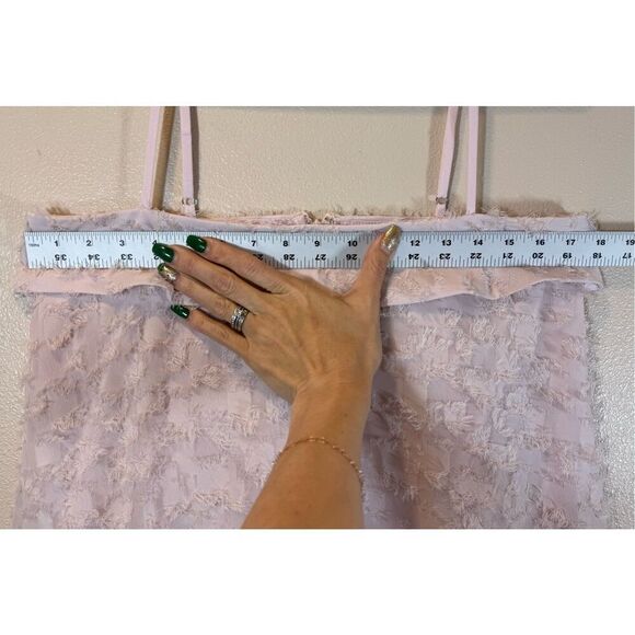 Clover & Sloane Pale Pink Spaghetti Strap Mini Dress Women’s Medium - Picture 8 of 9